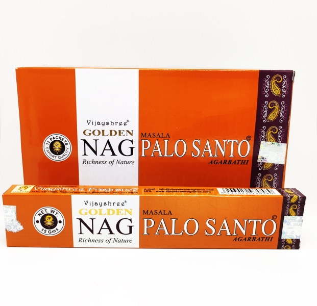 Räucherstäbchen Golden nag Palo Santo